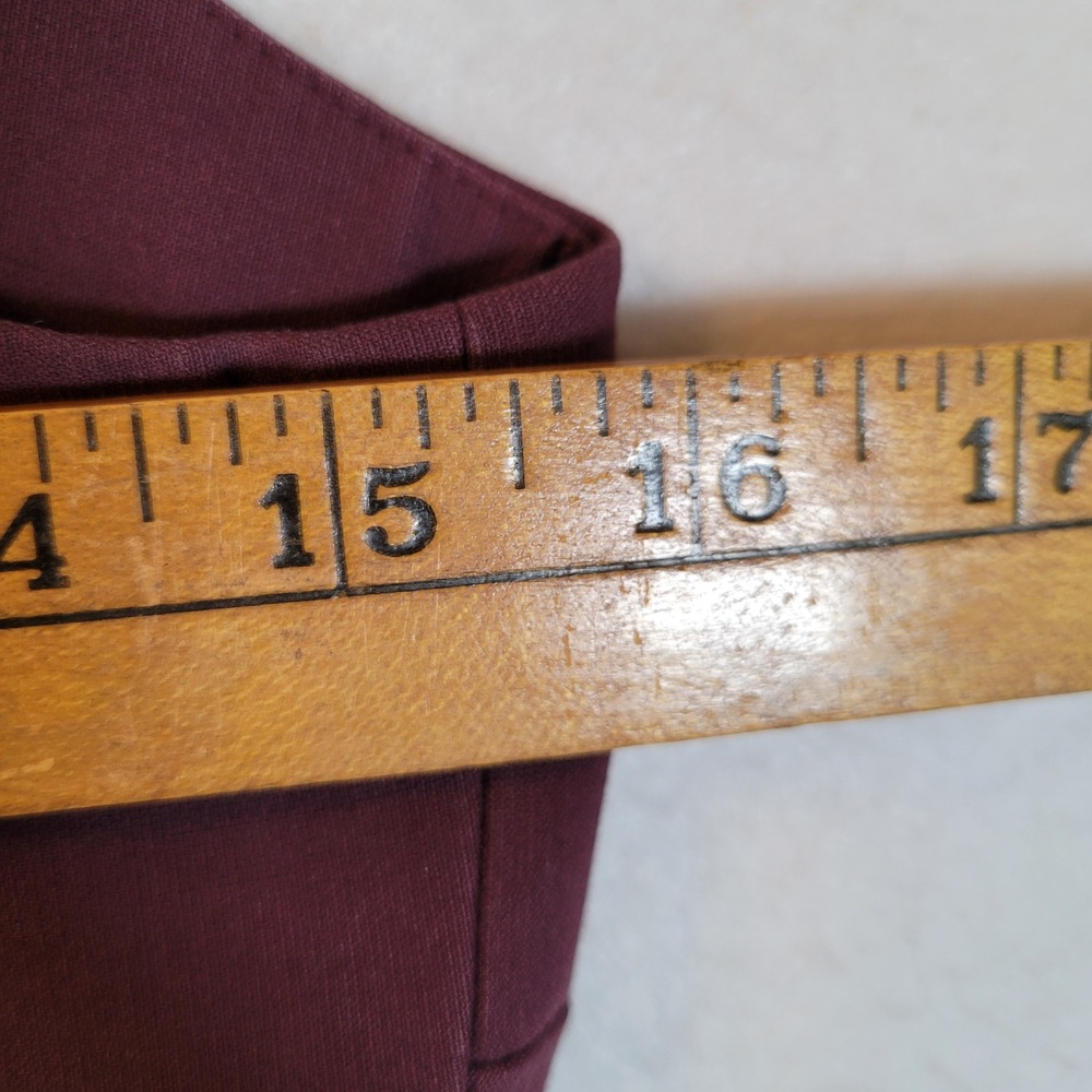 Cinq a Sept Womens Plum Piper Tank Ruffle Midi Dress Size 6 Purple Career Party - Picture 8 of 10